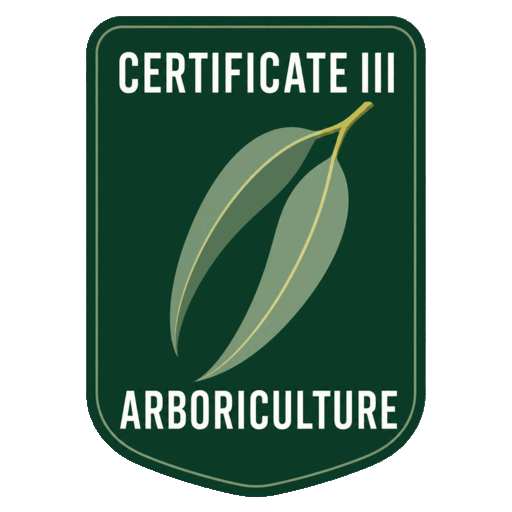 Certificate III qualified arborist emblem, Arboriculture Australia