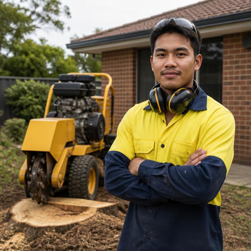 Kai Sutherland, Ground Crew & Stump Grinding at Arborist Perth